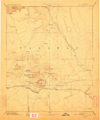 San Francisco Mtns 1894 topographic map thumbnail