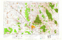 Tucson 1959 topographic map thumbnail