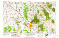 Tucson 1962 topographic map thumbnail