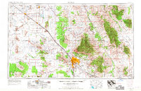 Tucson 1956 topographic map thumbnail