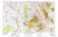 Tucson 1956 topographic map thumbnail
