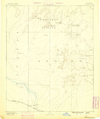 Tusayan 1886 topographic map thumbnail