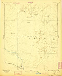 Tusayan 1883 topographic map thumbnail