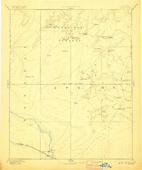 Tusayan 1886 topographic map thumbnail