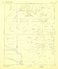 Tusayan 1886 topographic map thumbnail
