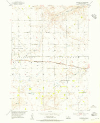 Ainsworth SW 1954 topographic map thumbnail