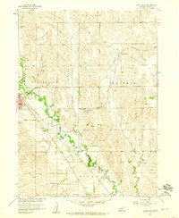 Albion East 1958 topographic map thumbnail