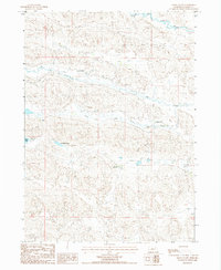 Allen Valley 1987 topographic map thumbnail