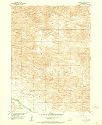Almeria NE 1952 topographic map thumbnail
