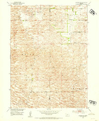 Almeria SW 1952 topographic map thumbnail