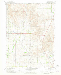 Angora 1965 topographic map thumbnail