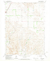 Angora SE 1965 topographic map thumbnail