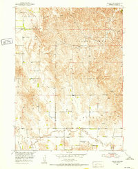 Ansley NE 1951 topographic map thumbnail