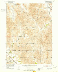 Ansley SE 1951 topographic map thumbnail