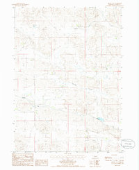 Arabia NW 1985 topographic map thumbnail