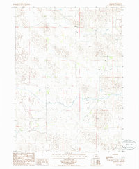 Arabia SE 1985 topographic map thumbnail