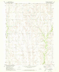 Arapahoe NE 1971 topographic map thumbnail