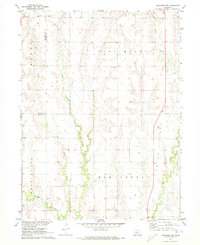Arapahoe NW 1971 topographic map thumbnail
