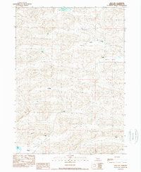 Argo Hill 1989 topographic map thumbnail