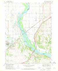 Ashland East 1968 topographic map thumbnail