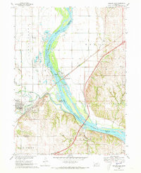 Ashland East 1968 topographic map thumbnail