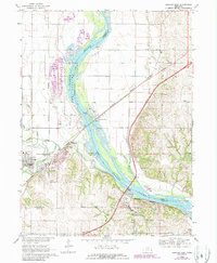 Ashland East 1968 topographic map thumbnail