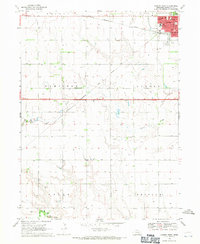 Aurora West 1968 topographic map thumbnail