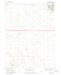 Aurora West 1968 topographic map thumbnail