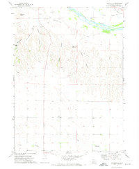 Barn Butte 1971 topographic map thumbnail