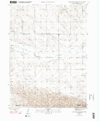 Barrel Springs Creek South 1948 topographic map thumbnail