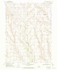 Bartley SW 1970 topographic map thumbnail