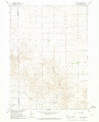 Bayard NE 1965 topographic map thumbnail