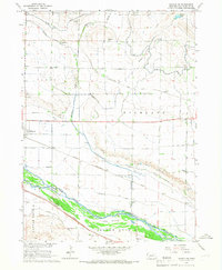 Bayard SW 1965 topographic map thumbnail