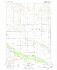 Bayard SW 1965 topographic map thumbnail