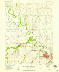 Beatrice West 1957 topographic map thumbnail