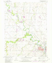 Beatrice West 1957 topographic map preview