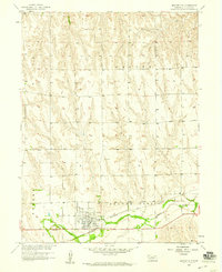 Beaver City 1958 topographic map thumbnail