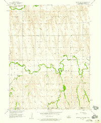 Beaver City SE 1957 topographic map thumbnail