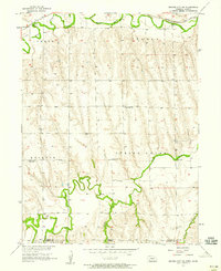 Beaver City SW 1957 topographic map thumbnail