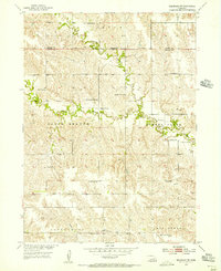 Belgrade NW 1954 topographic map thumbnail