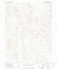 Benkelman NW 1973 topographic map thumbnail
