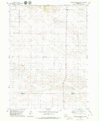 Bennett Reservoir NW 1979 topographic map thumbnail