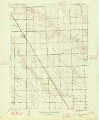 Berea Creek West 1948 topographic map thumbnail