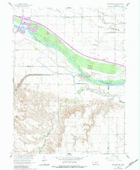Bertrand NW 1962 topographic map thumbnail