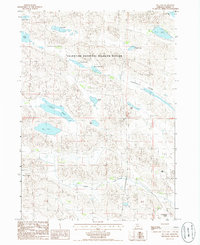 Big Lake 1985 topographic map thumbnail