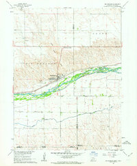 Big Springs 1961 topographic map thumbnail