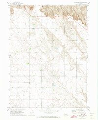 Big Springs NE 1971 topographic map thumbnail