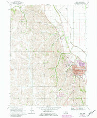Blair 1970 topographic map thumbnail