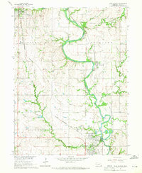 Blue Springs 1964 topographic map thumbnail