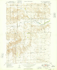 Box Butte NW 1949 topographic map thumbnail